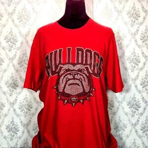 UGA Dawg Rhinestone T-Shirt University of Georgia Football Game Day T-Shirt